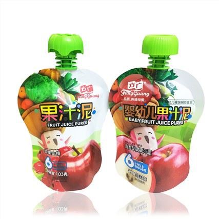 Envasament de plàstic recarregar nadó aliments Esprémer bosses de borsa